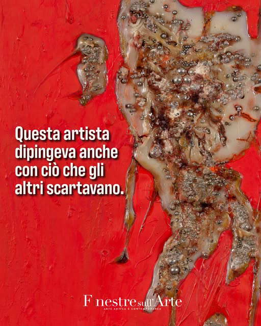 Carol Rama dipingeva anche con ciò che gli altri scartavano.