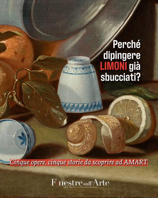 Perché un pittore dovrebbe dipingere dei limoni già sbucciati? 🍋