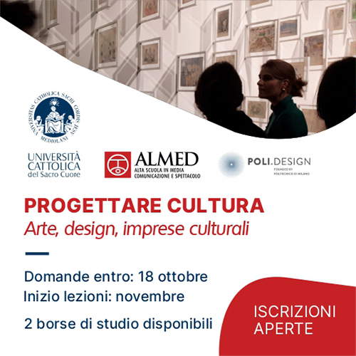 Università Cattolica - Progettare Cultura. Arte, design, imprese culturali