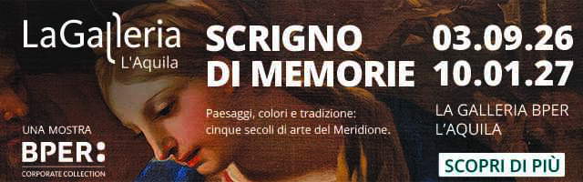Scrigno di memorie. Palazzo Farinosi Branconi L'Aquila , dal 3 settembre al 10 gennaio 2027 Scrigno di memorie. Palazzo Farinosi Branconi L'Aquila , dal 3 settembre al 10 gennaio 2027