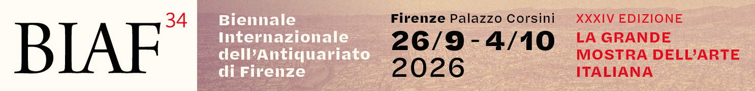 Biennale Internazionale dell'Antiquariato Firenze - 34° edizio - dal 26 settembre al 4 ottobre