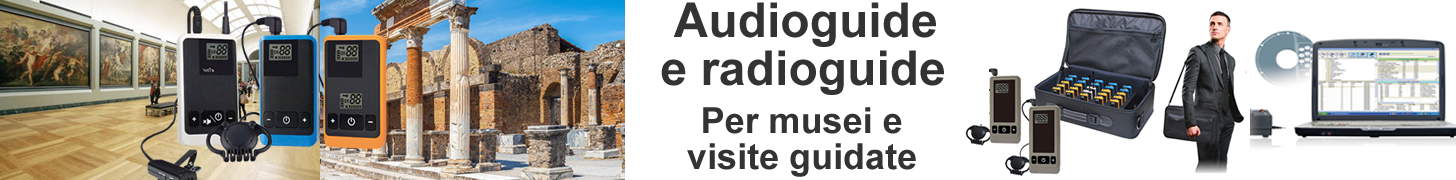 Radioguide per gruppi e audioguide per visite guidate