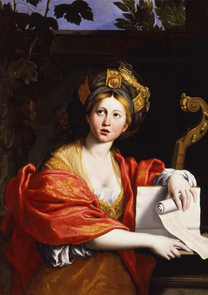 Domenichino, Sibilla Cumana (1617; óleo sobre lienzo, 123 x 89 cm; Roma, Galleria Borghese) Domenichino, Sibilla Cumana (1617; óleo sobre lienzo, 123 x 89 cm; Roma, Galleria Borghese)