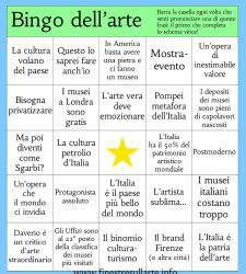 Il bingo dell'arte
