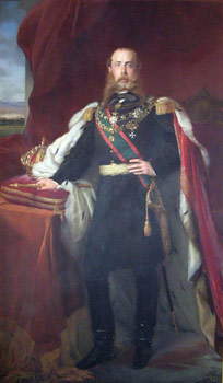 Santiago Rebull, Portrait de Maximilien comme empereur du Mexique