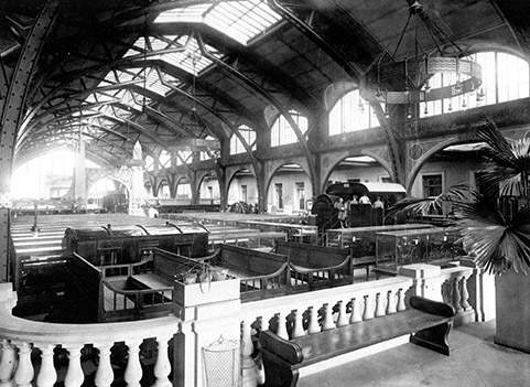 Foto storica della Hamburger Bahnohf nel 1927 - © BPK