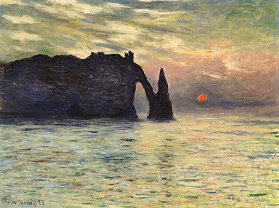 Claude Monet, Scogliera a  Ã‰tretat