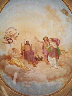 L'affresco dell'Olimpo