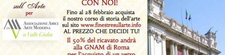 Adopt a painting with us: Finestre Sull'Arte for the National Gallery of Modern Art in Rome