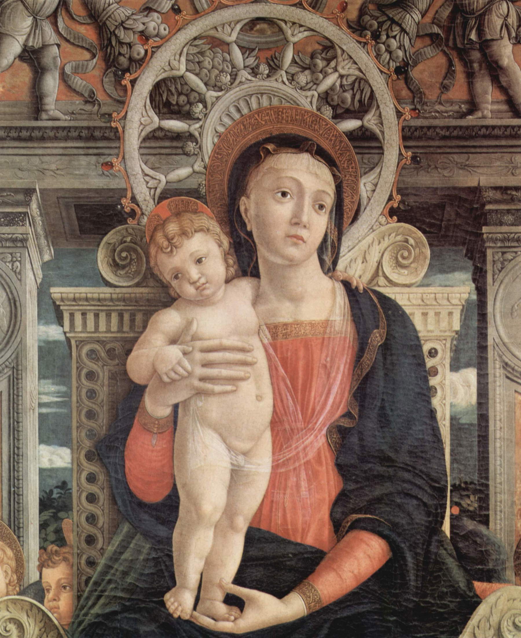 Dettaglio della Madonna col Bambino
 Dettaglio della Madonna col Bambino