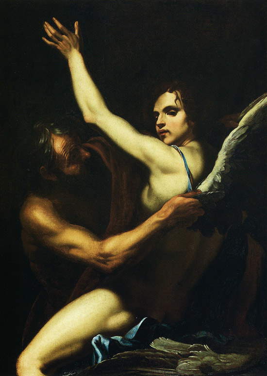 Girolamo Riminaldi (?), Dedalo e Icaro (1630 circa; Carrara, Collezioni d'arte Gruppo Banca Carige)