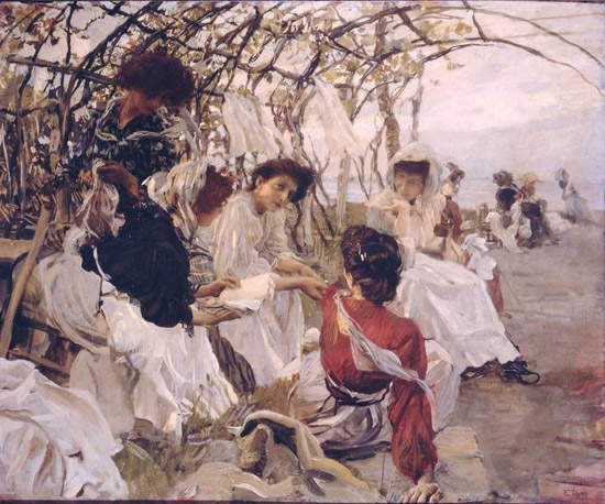 Ettore Tito, Páginas de amor (1909; Génova, Raccolte Frugone)