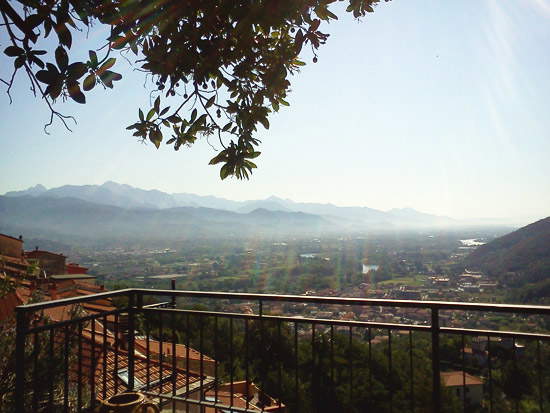 El espléndido panorama de la llanura del Magra