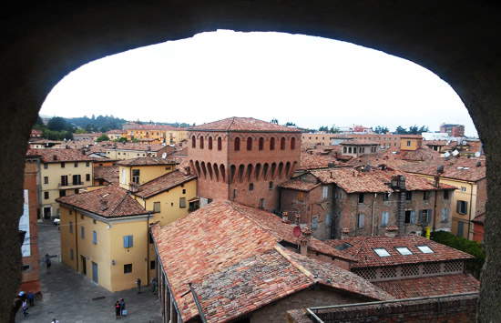 Panorama de Vignola desde la Torre del Pennello