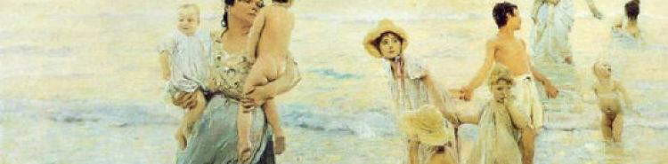 Das Meer und die Str&auml;nde von Ettore Tito, dem "Paolo Veronese mit dem Kodak".