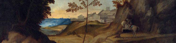 Giorgione's Sunset, one of the most striking landscapes in art history