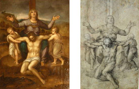 Cesare Corte e Michelangelo, Pietà