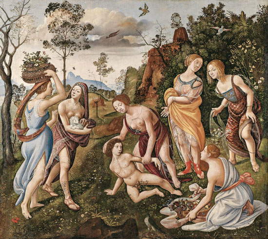 Piero di Cosimo, Die Entdeckung des Vulkan Piero di Cosimo, Die Entdeckung des Vulkan