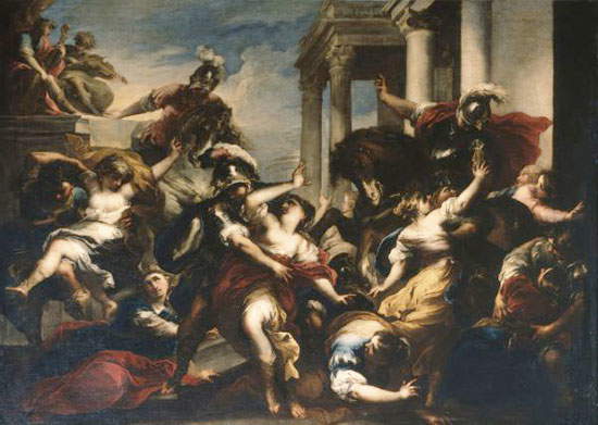 Valerio Castello, Ratto delle Sabine