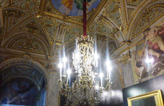 La Galleria della Cappella nel Palazzo Reale di Genova