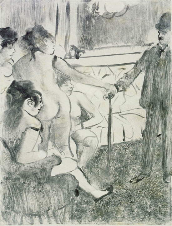 Edgar Degas, Il cliente serio