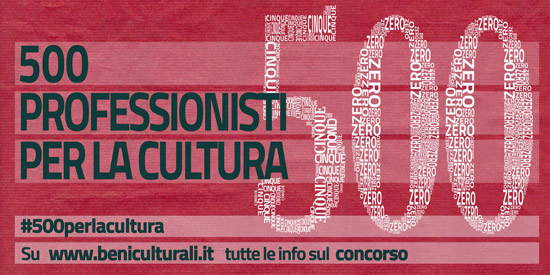 500 professionisti per la cultura