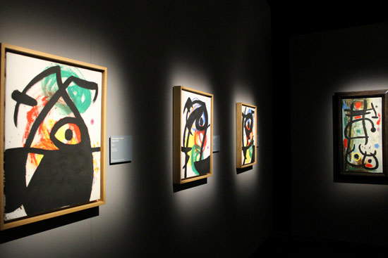 Immagine dalla mostra di MirÃ³ al Mudec di Milano