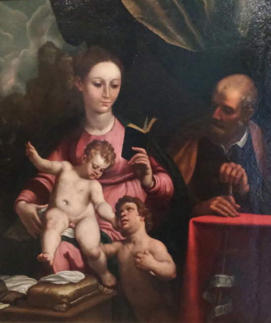 Bernardo Castello, Sacra Famiglia con san Giovannino