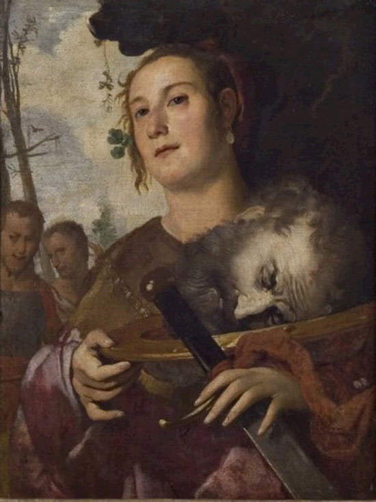 Bernardo Strozzi (?), già attribuita a Francesco Maffei, Giuditta con la testa di Oloferne