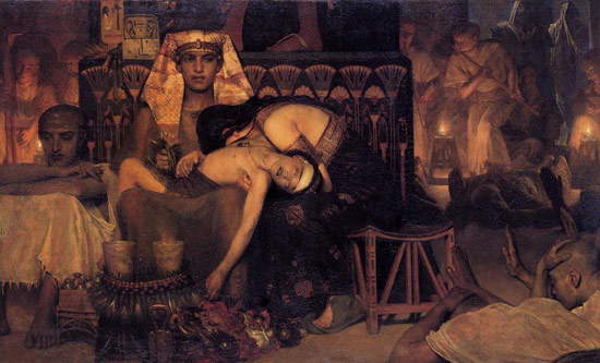 Lawrence Alma-Tadema, La mort du fils aîné