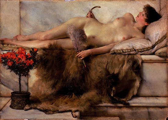 Lawrence Alma-Tadema, Dans le tépidarium