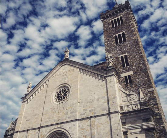 La cathédrale de Sarzana