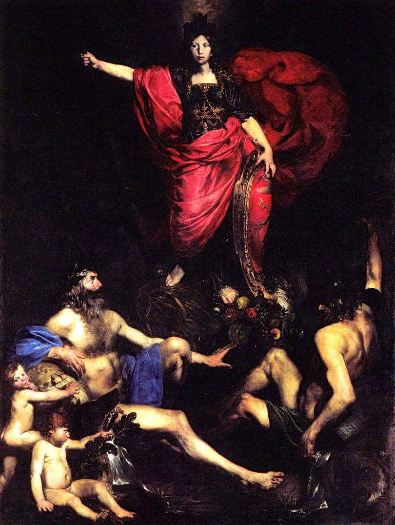 Valentin de Boulogne, Alegoría de Italia