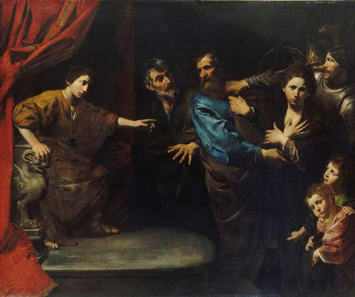 Valentin de Boulogne, La inocencia de Susanna