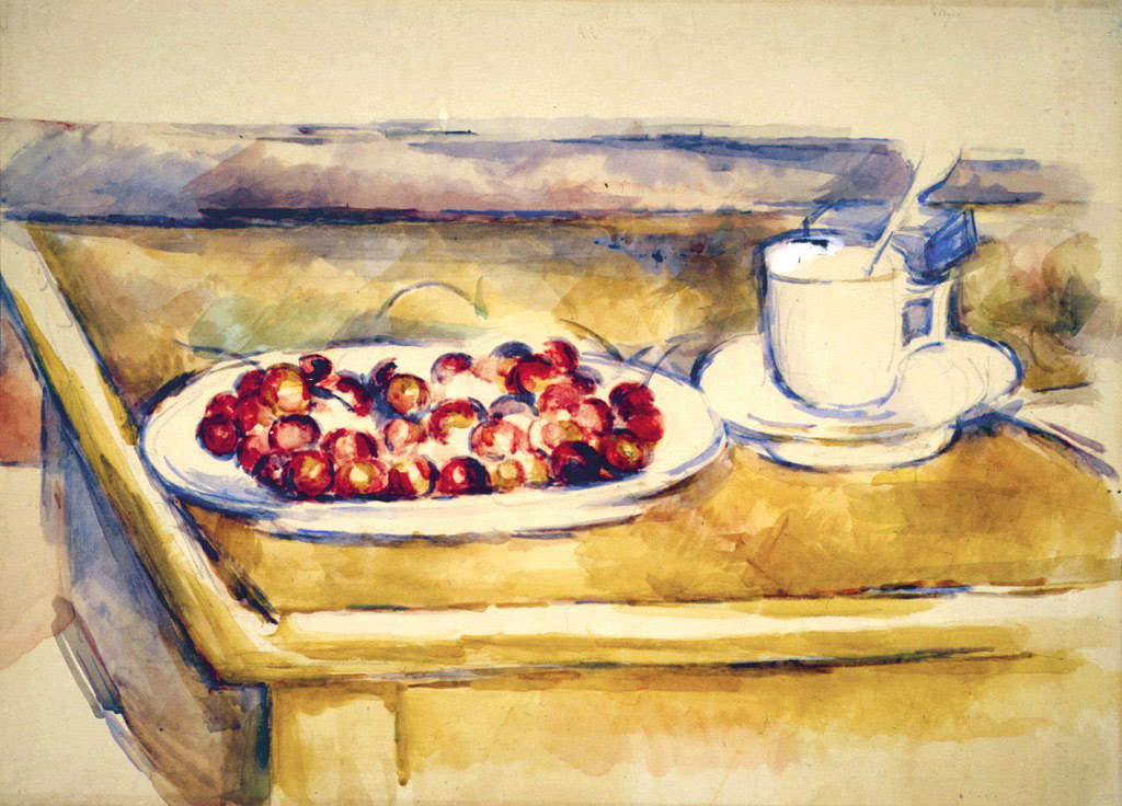 Paul Cézanne, Stilleben mit Kirschen