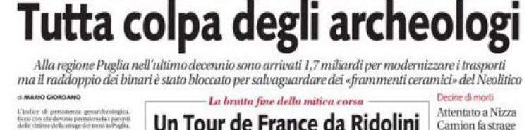 Sobre las supuestas faltas de los arqueólogos. Carta abierta a Mario Giordano