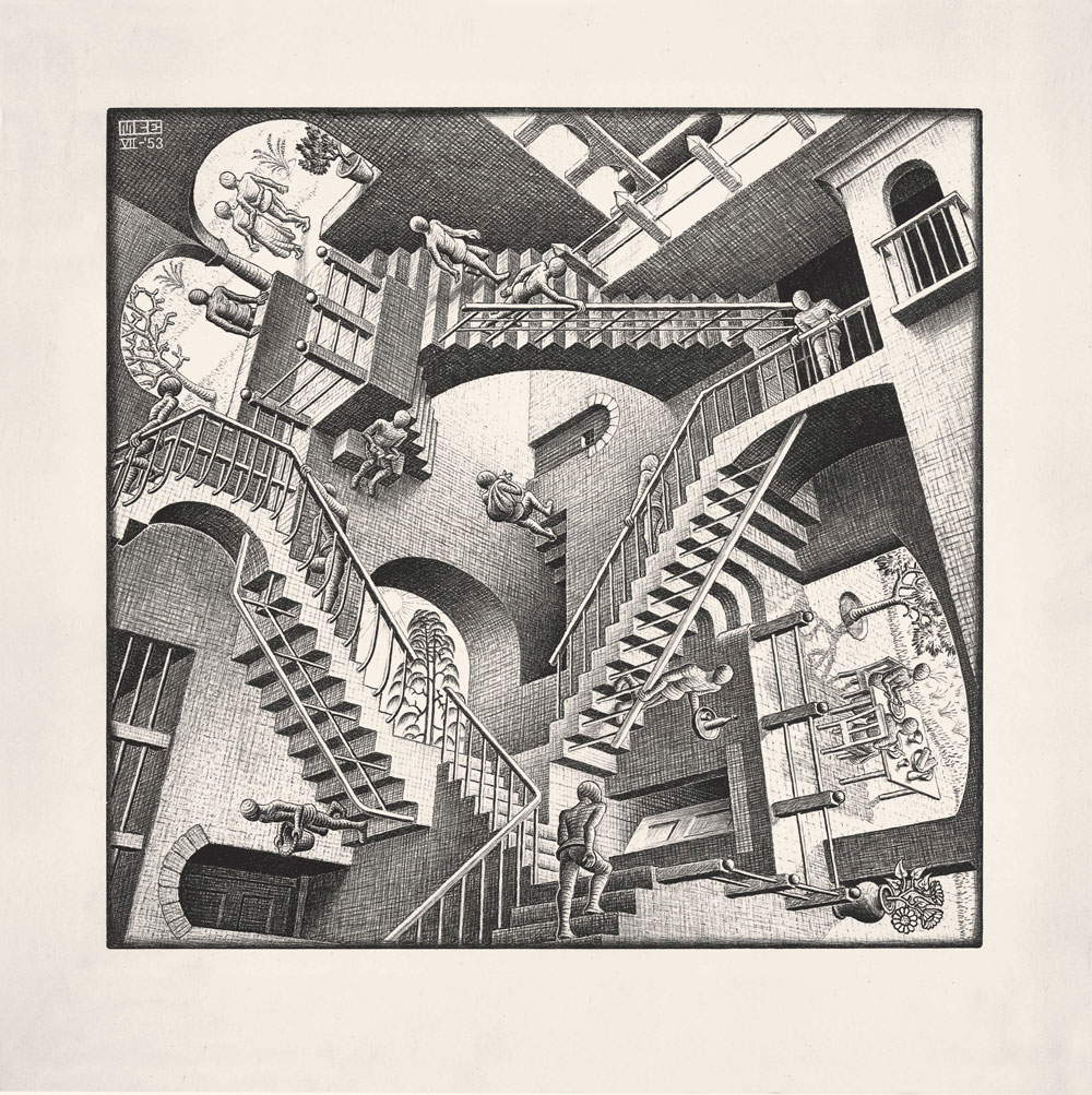 Maurits Cornelis Escher, Relatividad