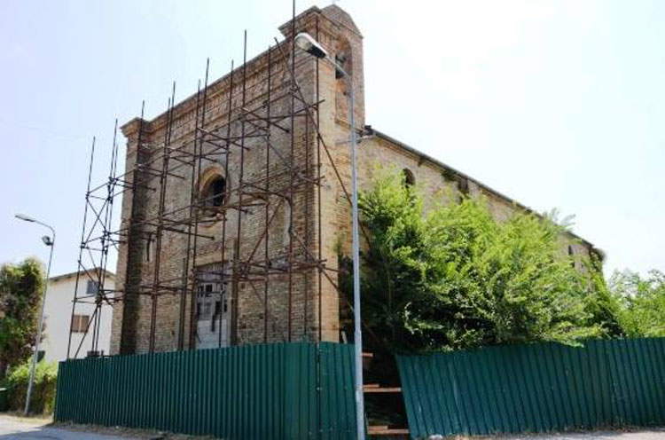 Madonna della Consolazione a Mutignano, Stato attuale della facciata