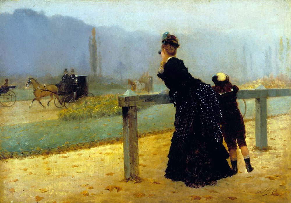 Giuseppe De Nittis, Al Bois de Boulogne