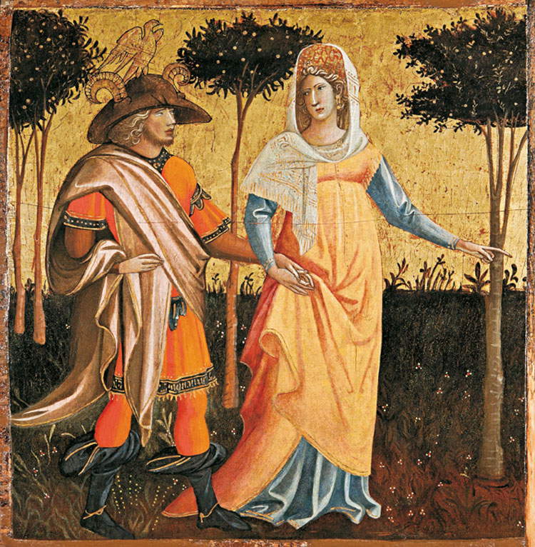 Giovanni dal Ponte, Couple amoureux