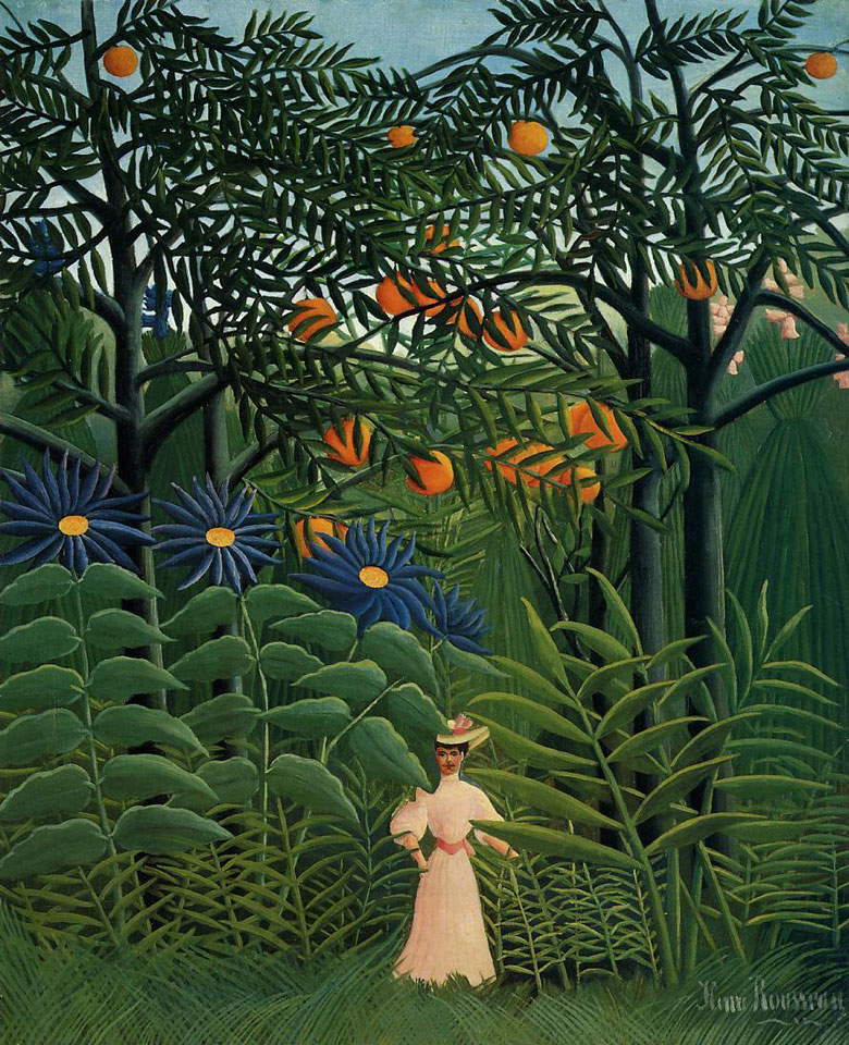 Henri Rousseau, Donna che cammina nella foresta