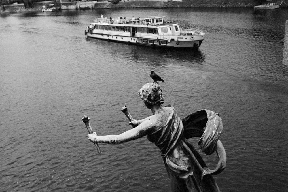 Una de las fotos de Mario Dondero en Praga