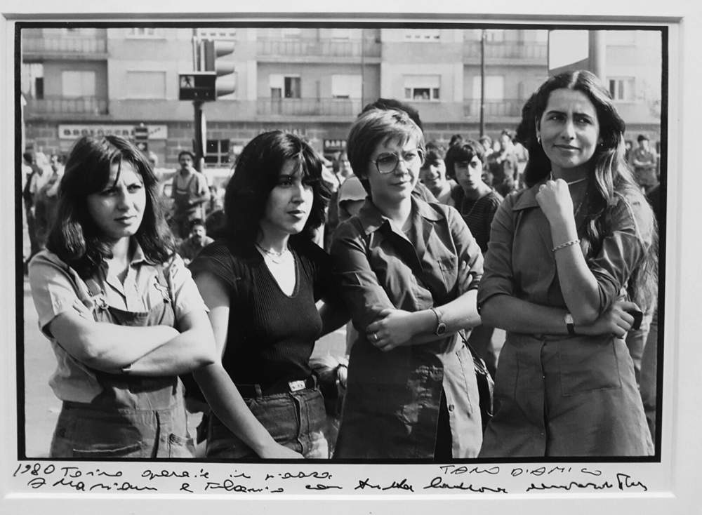 Tano D'Amico, Trabajadores en la plaza de Turín (1980)