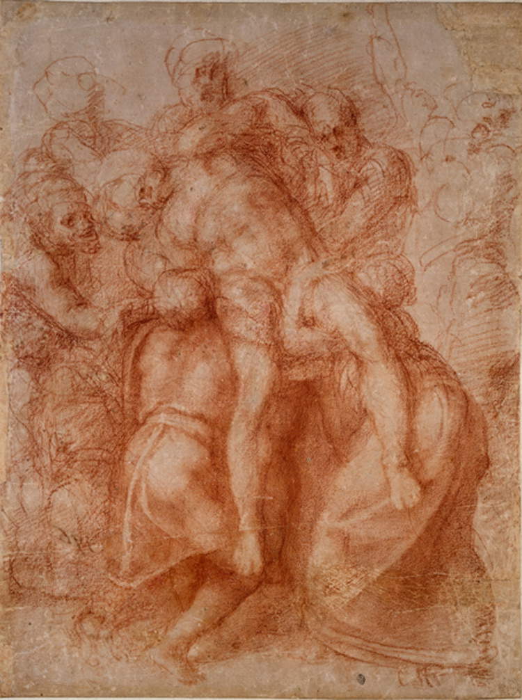 Michelangelo, Studio per una Deposizione