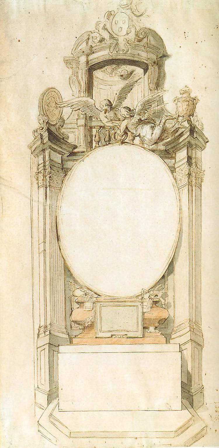 Hendrik Frans Verbrugghen, Diseño para el altar de la cofradía de San Lucas en la Catedral de Nuestra Señora de Amberes