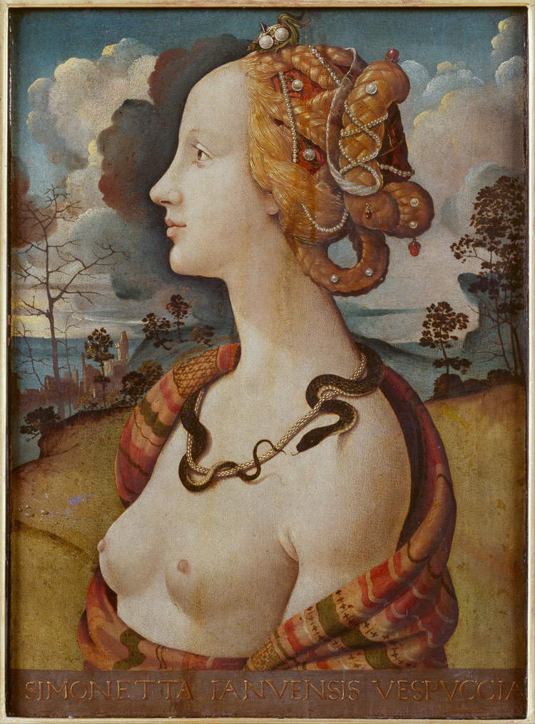 Piero di Cosimo, Simonetta Vespucci als Kleopatra