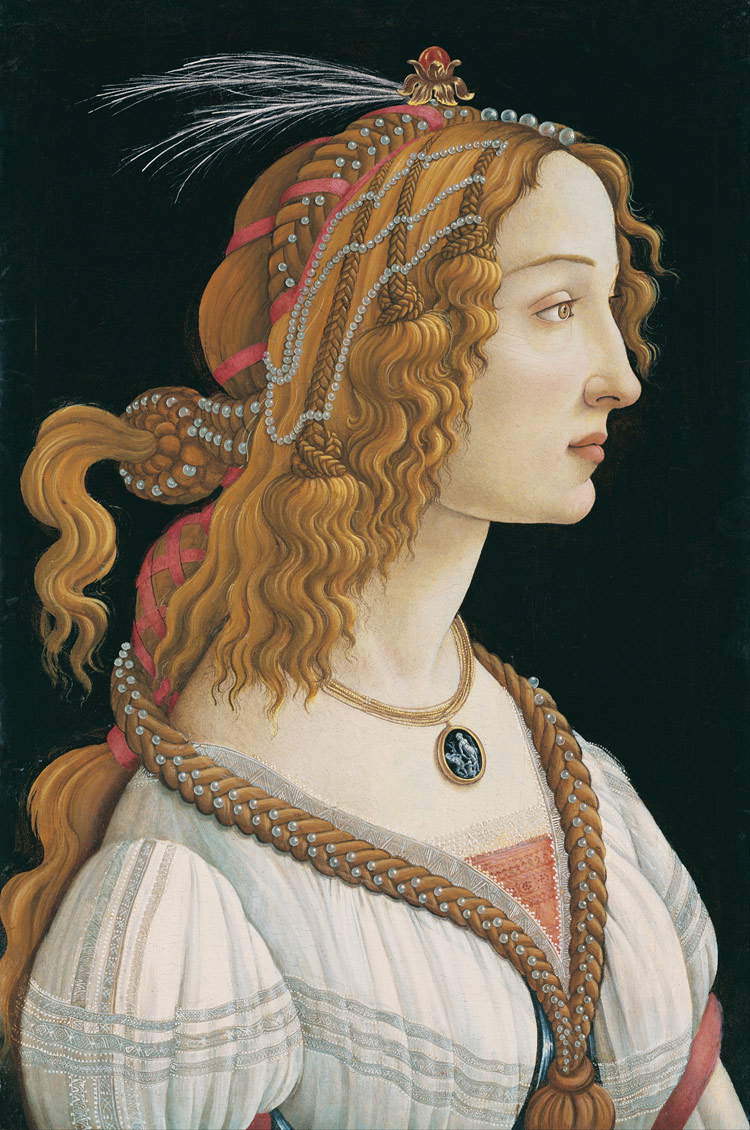 Sandro Botticelli, Bildnis einer Dame, Frankfurt