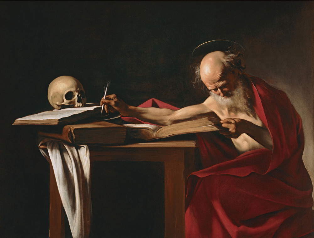 Caravaggio, San Girolamo scrivente