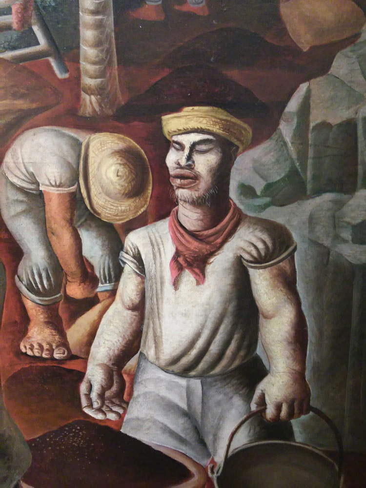 Candido Portinari, Caffè, particolare