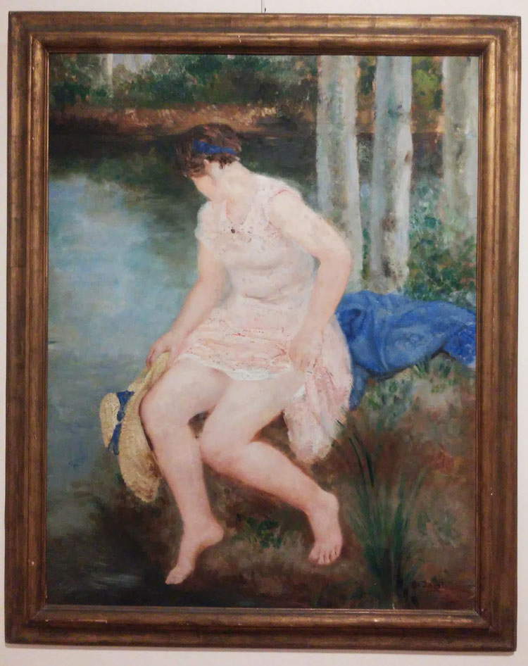 Arturo Dazzi, Sul fiume in Versilia